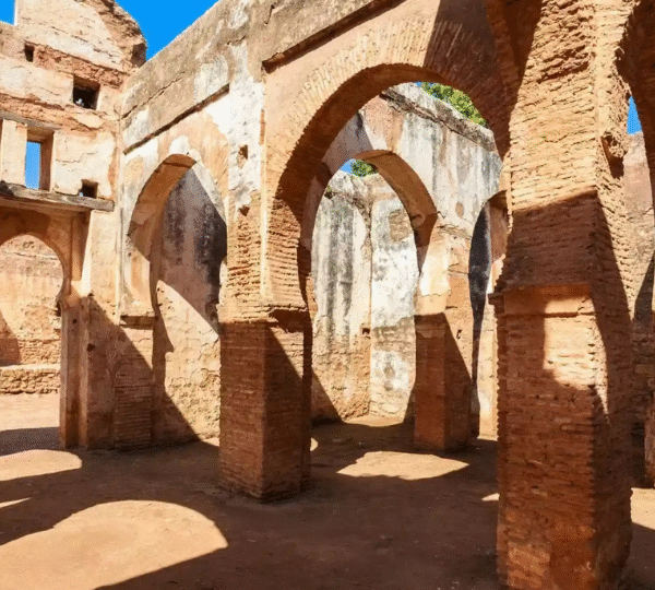 Chellah ancient ruins in Rabat Morocco