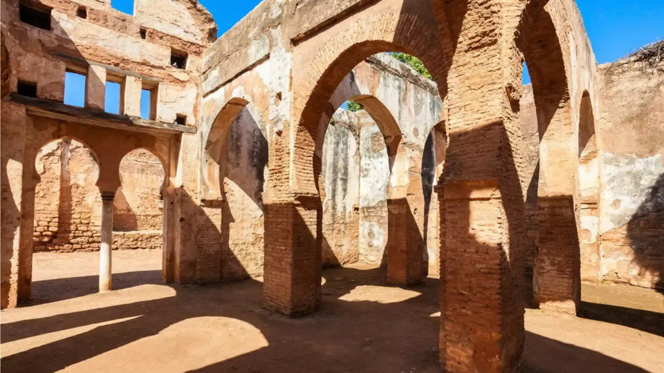 Chellah ancient ruins in Rabat Morocco