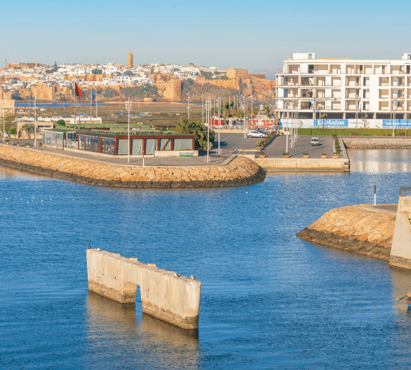 Bouregreg Marina waterfront in Rabat