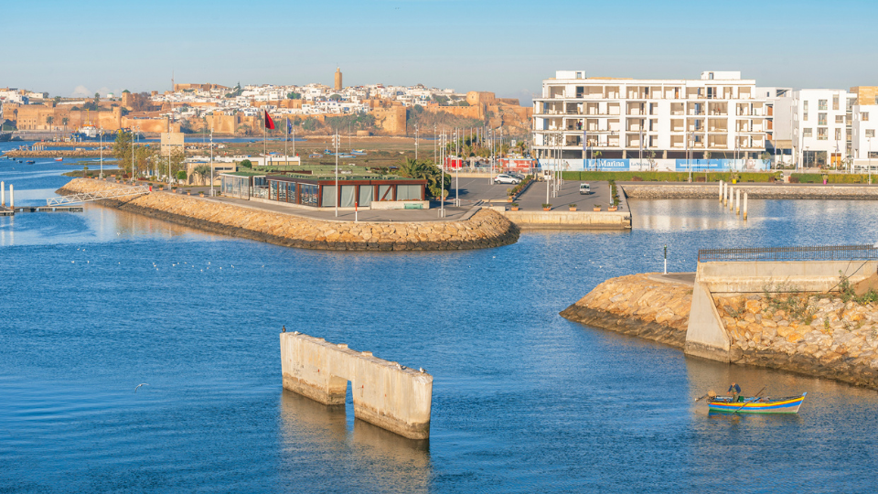 Bouregreg Marina waterfront in Rabat