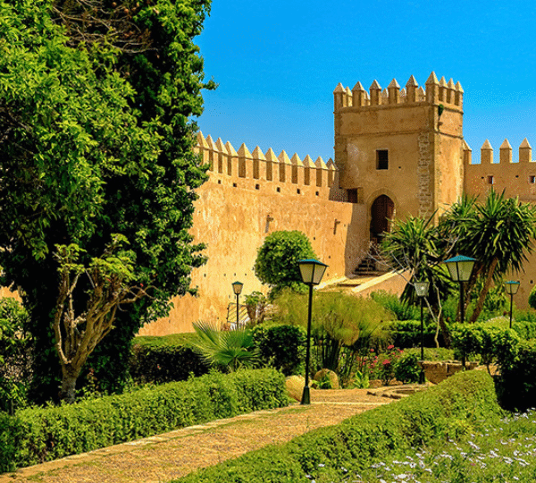 Andalusian Gardens Rabat lush greenery and fountains