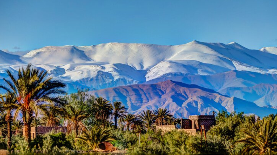 Snowy Atlas Mountains