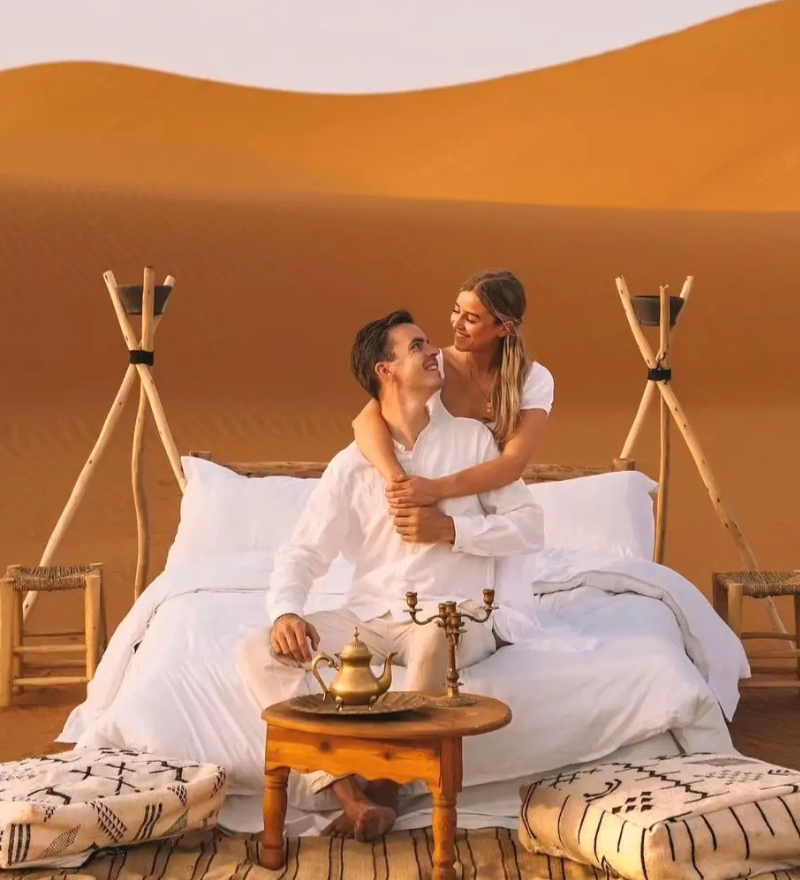 Morocco Honeymoon Packages tour with sunset camel ride